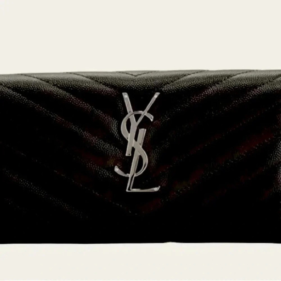 Yves Saint Laurent Handbags - YSL Monogram Large Flap Wallet in Grained Leather

NEW NEVER USED